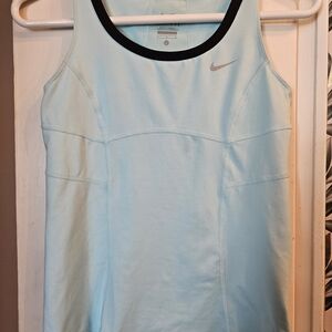 Nike Dri Fit Aqua Tank Top with Black Trim